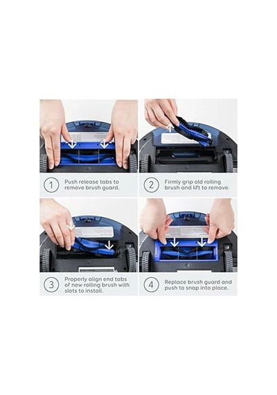 Northcity Ana Fırça - Anker Eufy Robovac 11s / 35c Uyumlu Robot Süpürge Fırçası Mavi