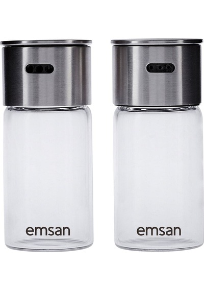 Emsan Modern Baharatlık Seti 120 Ml Şeffaf
