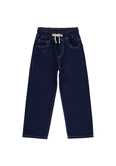 Civil Boys Kontras Dikişli 10-13 Yaş Pantolon - Mavi KOYU MAVİ 20D68410326S1