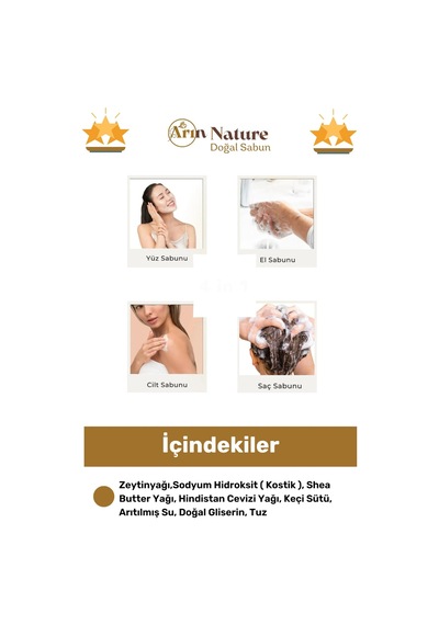 Keçisütlü %100 Doğal Güzel Kokulu El Yüz Saç Vücut Orijinal Bitkisel Keçi Sütlü Sabunu 120g 7 Adet Karışık