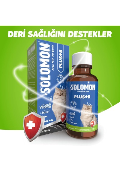 Plus+b Kediler İçin Tüy Dökümünü Azaltan Besleyen Tüy Döküm Önleyici Multivitamin Damla