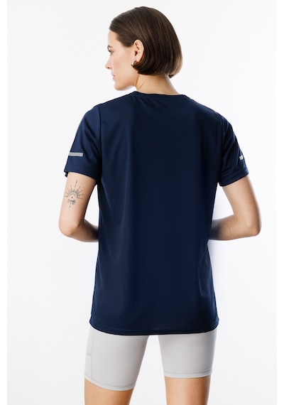 Genius Store Kadın Nem Emici Hızlı Kuruma Atletik Teknik Performans Spor T-shirt Drıfıt-kısakol Lacivert