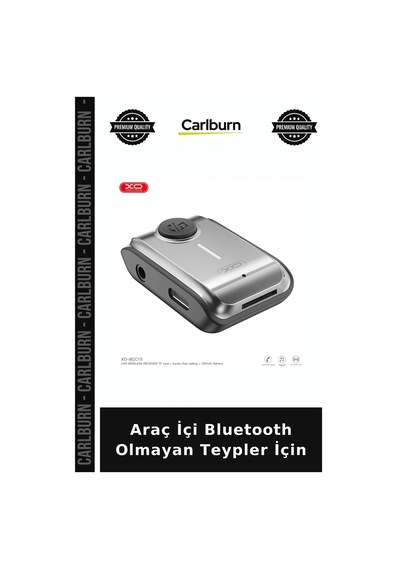 Araç İçi Bluetooth Olmayan Teypler İçin Bağlantı Aparatı Ses Kiti Teknik Hediye