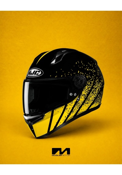 Hjc C10 Kask Haven Mc3 Sarı-siyah