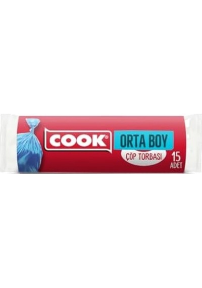 Çöp Torbası Orta Boy 55 X 60 Cm 15 Adet/rulo