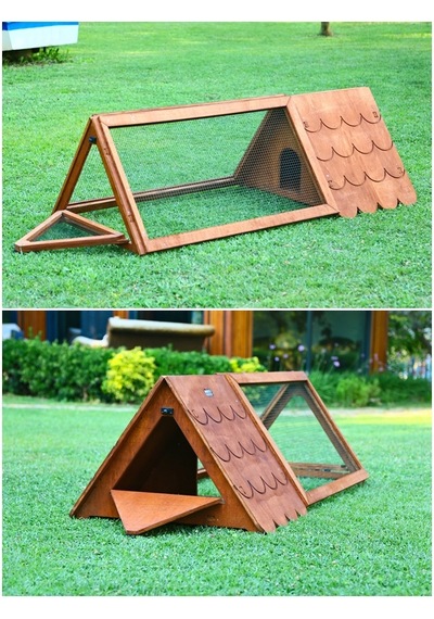 MANDU Ahşap Tavşan evi Küçük Boy