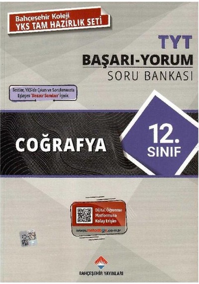Bahçeşehir Yayınları 12. Sınıf Tyt Coğrafya Soru Bankası - Başarı - Yorum