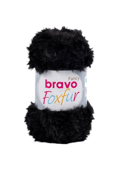 Foxfur 39 Siyah 100 Gr 50 Mt Kürk İpi Örgü İpi