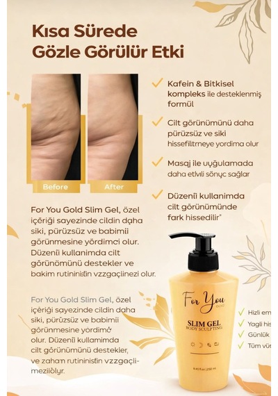 Selülit, Çatlak Gidermeye Yardımcı Ve Sıkılaştırıcı Slim Jel, Selülit Kremi 2x250 Ml