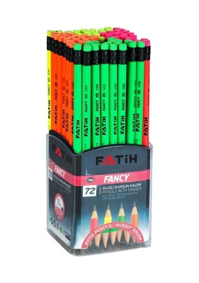 Fatih Kurşun Kalem Fancy Yuvarlak Silgili 72 Li 17190