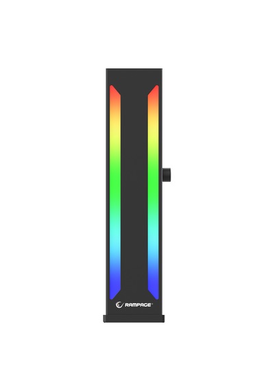 Rampage Trım X10 Siyah Aluminyum Argb Dikey Vga Ekran Kartı Tutucu