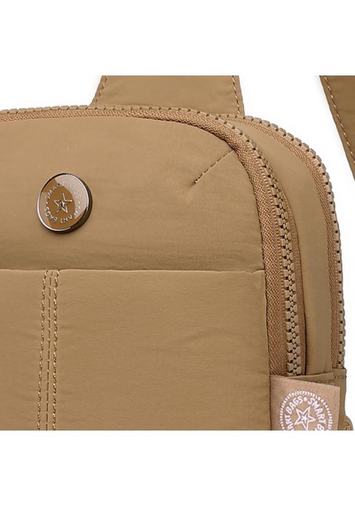 Smart Bags Mikro Poly Kumaş Kadın Bodybag Postacı Çantası 3337 Kahve
