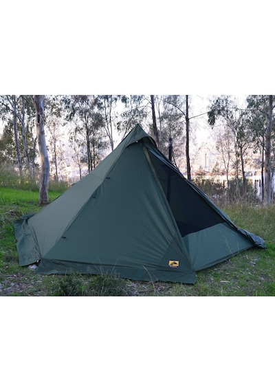Bushlove Mega Xl Hot Tent Teepee Soba Çıkışlı Çadır V2 Haki
