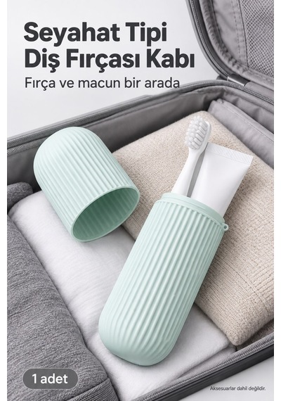 Seyahat Tipi Diş Fırçası Ve Macun Saklama Kabı Taşınabilir Gözlük Çok Renkli