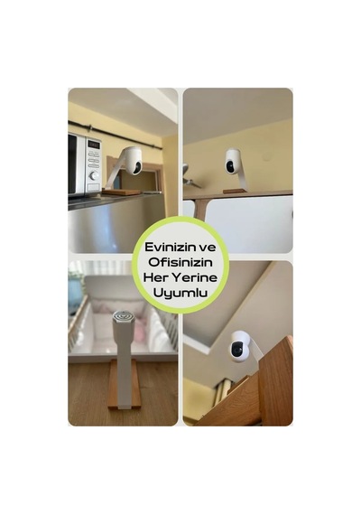 Xiaomi Güvenlik Kameralarına Uyumlu Stand 360 Derece ve Gece Görüşüne Uyumlu Campod Kamera Hariç Beyaz