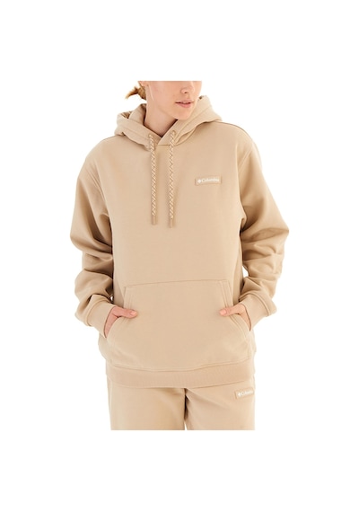Columbia Csc U Marble Canyon Heavyweight Fleece Unisex Kapüşonlu Sweatshirt-4558 Deve Tüyü