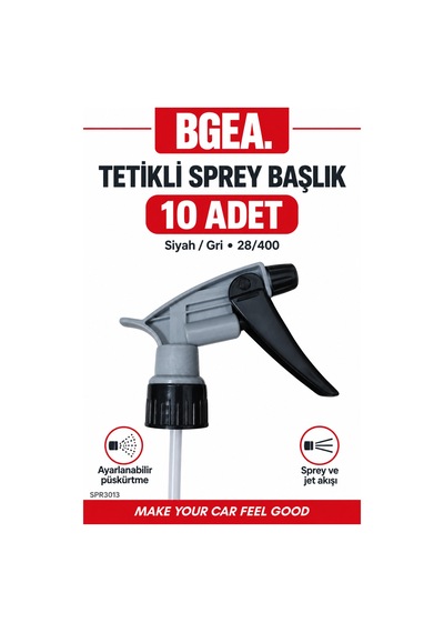 Bgea Premıum 10'lu Trigger Sprey Siyah/gri 28/400