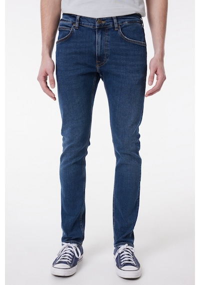Lee Luke Slim Fit Dar Kesim Normal Bel Mavi Esnek Erkek Jean Denim Kot Pantolon L719098XT Mavi