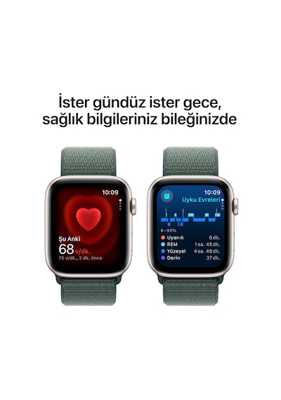 Apple Watch SE GPS + Cellular 44 MM Alüminyum Kasa Spor Loop Akıllı Saat (Apple Türkiye Garantili)