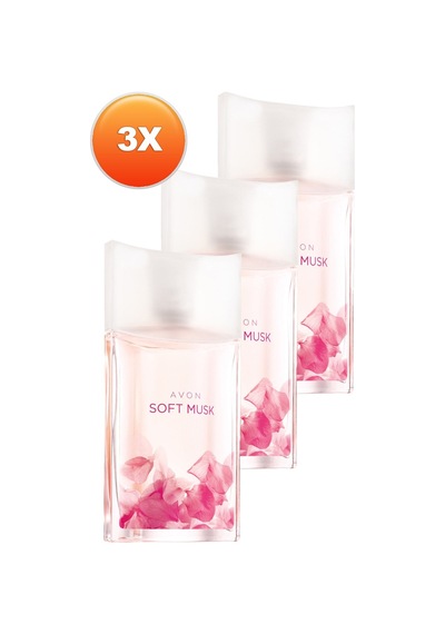 Soft Musk Kadın Parfüm Edt 50 Ml. 3lü Set Diğer