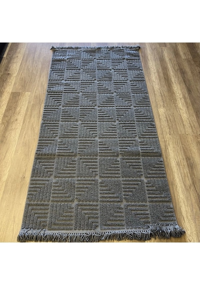 Hoom Rugs Design 1062 Antrasit Yumuşak Dokulu Desensiz İskandinav Halı Antrasit