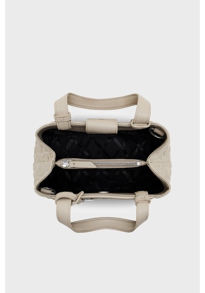 Armani Exchange Logolu Çıkarılabilir Askılı Çanta Kadın Çanta Xw001576 Af15774 U6208 Ekru