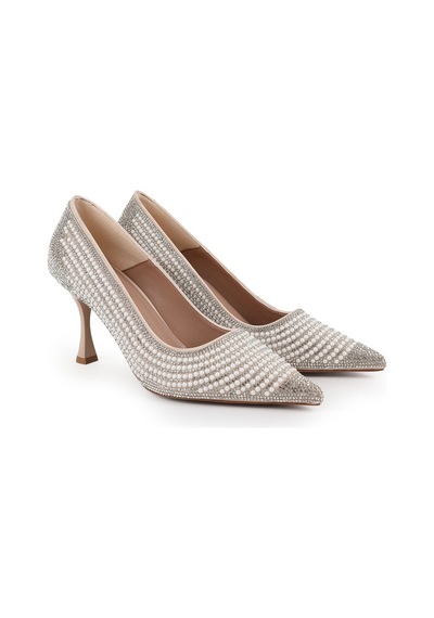 Libero L085.k7721 İnci Ve Kristal Taş İşlemeli Kadeh Topuklu Jurdan Taban Kadın Stiletto Ten Libero L085.k7721 İnci Ve Kristal Taş İşlemeli Kadeh Topuklu Jurdan Taban Kadın Stiletto Ten