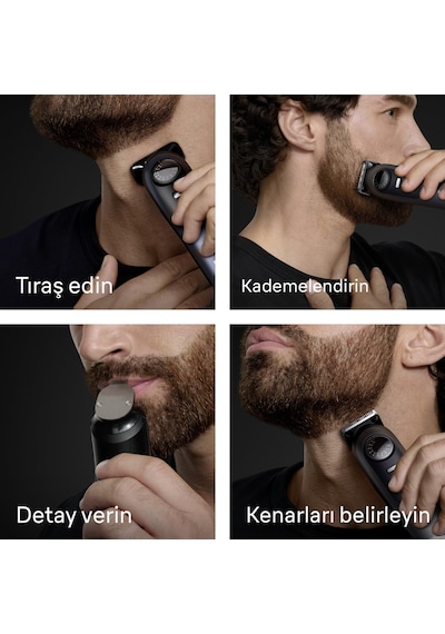 Braun Sakal Düzeltici Series 7, +10 Berber Ekipmanları, 40 Uzunluk, Problade, Bt7540