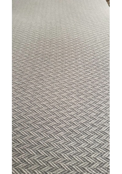 Lunga Vita Başak Desen Dokuma %100 Pamuklu Çok Amaçlı Pike Koltuk Örtüsü 180x230 Gri