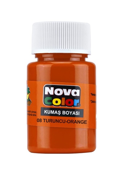Nova Color Kumaş Boyası Şişe-Turuncu