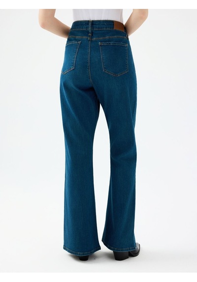 LOFT Flare Slim Fit Kadın Pantolon Lf2040537 Q1.v1 Denim