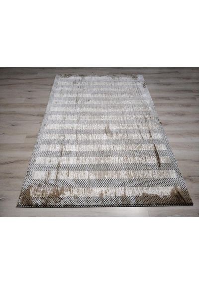 Yamalı Home Tuğra Black 1650Vizon Kahve 160X230 Cm Modern Halı