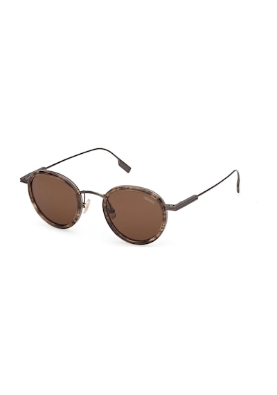 Zegna Ez0276 50e 46 Unısex Güneş Gözlüğü Kahverengi