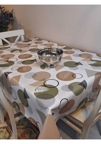 Elyaflı Pvc Masa Örtüsü Modern, Dayanıklı, Silinebilir Ve Şık Görünüm Fnt8289 Çok Renkli