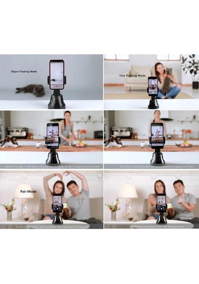 Apai Genie 360 Akıllı Selfie Sosyal Medya Video Takip Asistanı Tripod- 5775