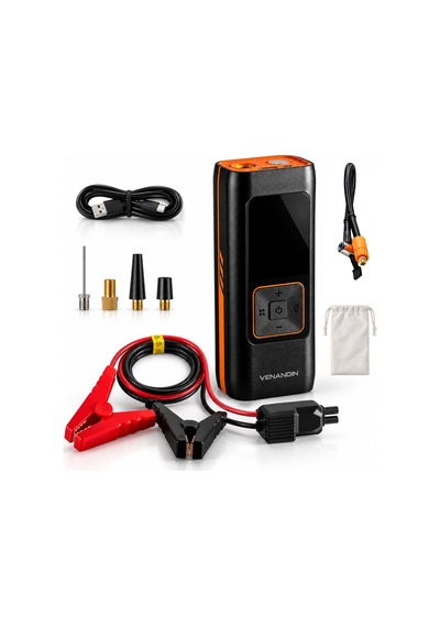 Gp Venandin Inflamo Ltk003 4in1 Dijital Ekranlı 150 Psı 8000 Mah Taşınabilir Şarjlı Hava Pompası & Akü Takviye Cihazı
