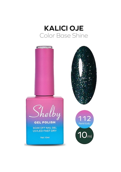 Shelby 10 Ml. A112 Işıltılı Nude Renk Kalıcı Oje
