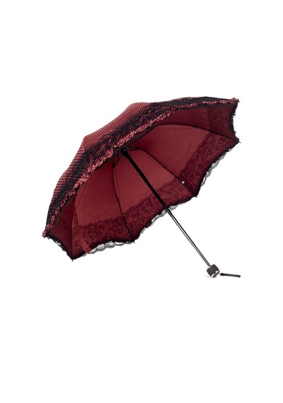 Marlux Bordo Çantalı Ve Dantelli Kadın Şemsiye M21Mar362R001-Bordo