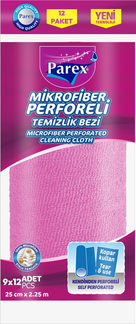 Mikrofiber Perforeli 9 Lu Rulo Bez Onikili Paket Diğer
