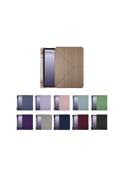 S10 Fe Plus 13.1 Uyumlu Standlı Smart Tablet Kılıfı & Kapaklı - Kalem Bölmeli Kılıf