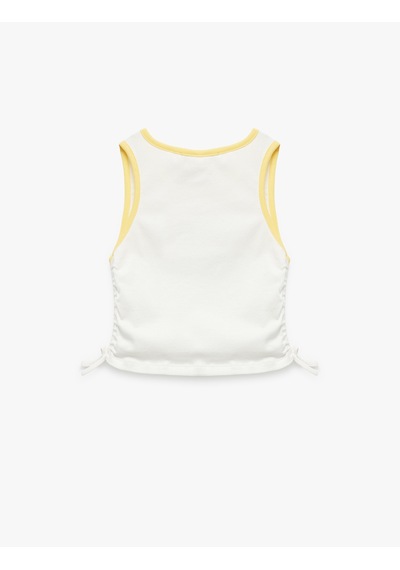 Koton Crop Tank Top Ekru 5skg30129ak Ekru