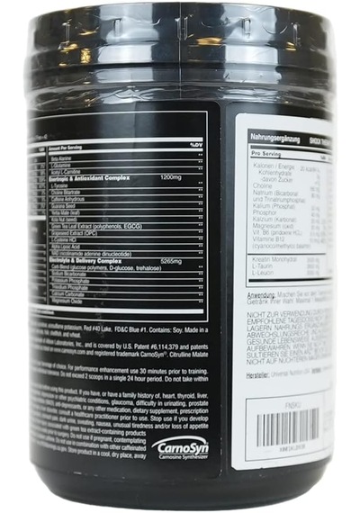 Universal Nutrition Therapy All İn One Preworkout Karışık