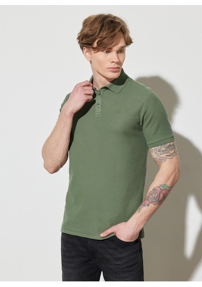 Wrangler Erkek Polo T Shirt W231325801 Haki