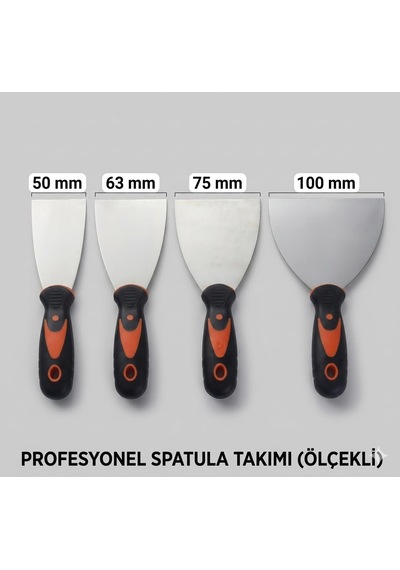 Siyah Turuncu Lüks Spatula 50 Mm 0