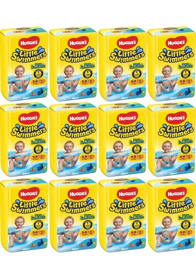 Huggıes Little Swımmers Mayo Bebek Bezi Beden:5-6 12-18kg 132adet 5 - 6 Numara