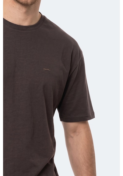 Slazenger Kodex Erkek Oversıze Kahve Tişört