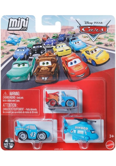 Cars Mini Karakter Arabalar Üçlü Paket Jjw60 Çok Renkli