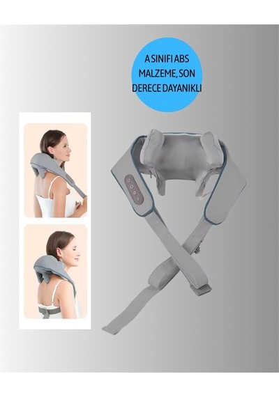 Vnb-01 U Tipi Ergonomik Boyun Masaj Cihazı Mh-hs2650-5584 Gri
