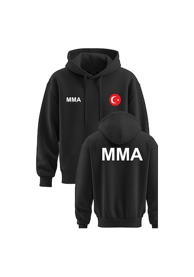 Mma Baskılı 3 İp Kapşonlu Sweatshirt Mma Hoodie