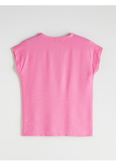 Lcwaıkıkı Classic Pembe Kaçık Yaka Aerobin Bluz